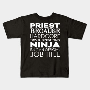 Funny Priest Ninja Kids T-Shirt